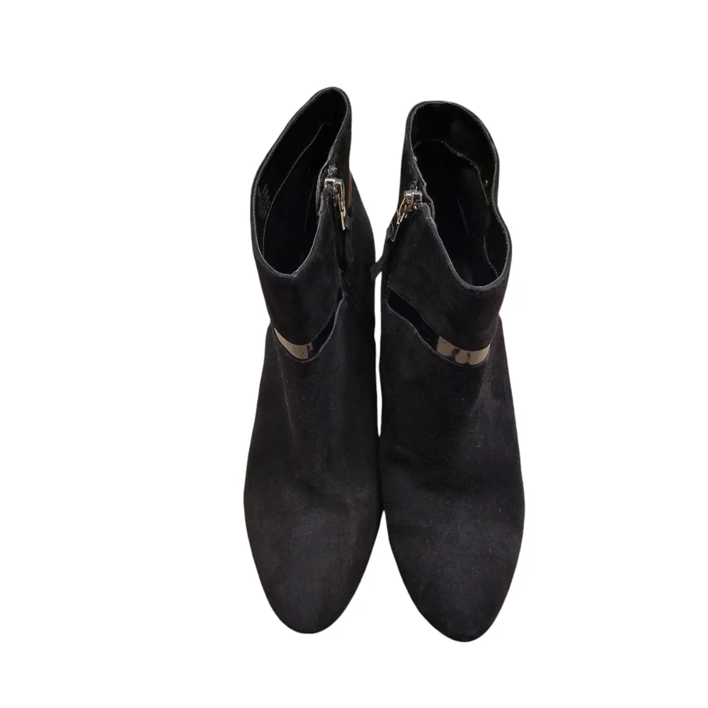 Lauren Ralph Lauren Black Suede Ankle Boots